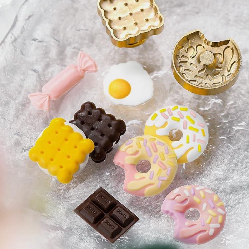 Wax Seal Stamp Set - Selo de cera selo kawaii carimbo