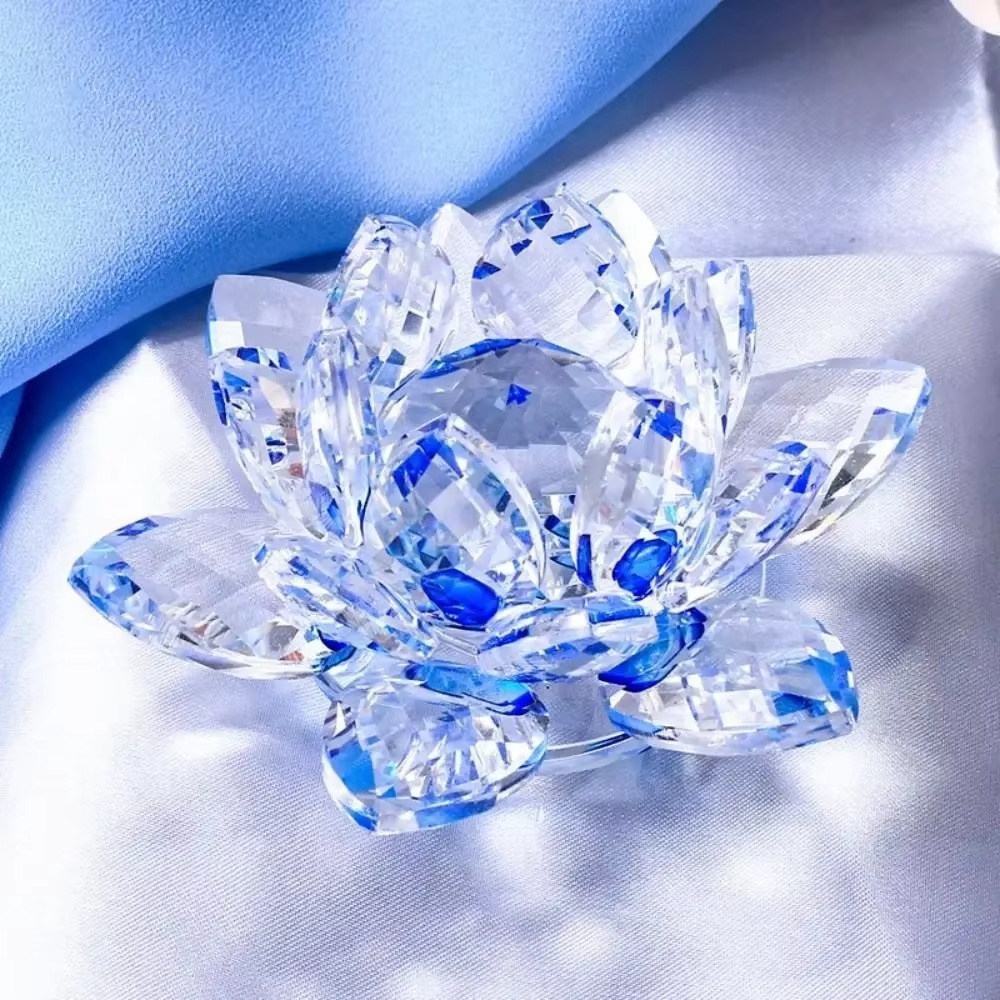 Figurinha de Flor de Lótus de  - Paper Weight Crystal avaliação e preço