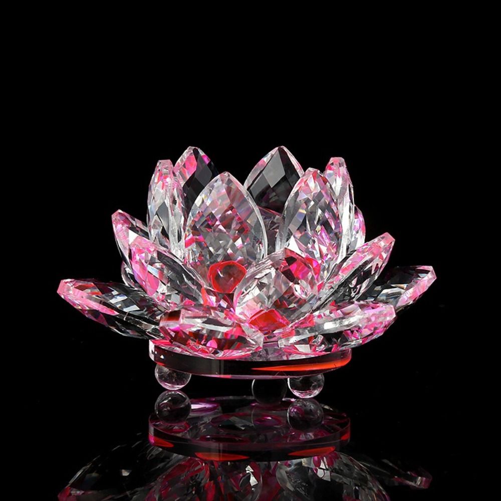 Figurinha de Flor de Lótus de  - Paper Weight Crystal avaliação e preço