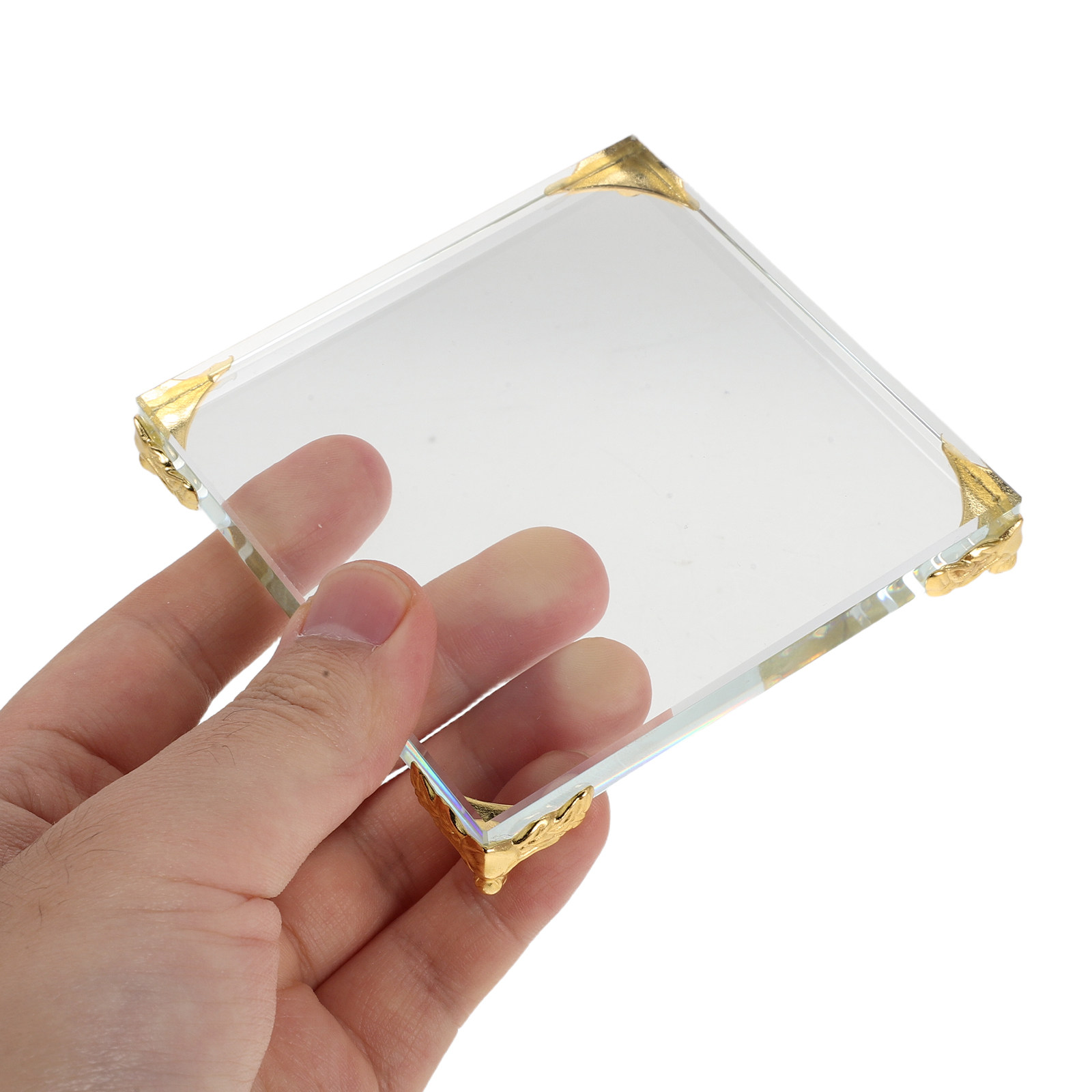 Peso de papel quadrado de cris - Paper Weight Crystal avaliação e preço